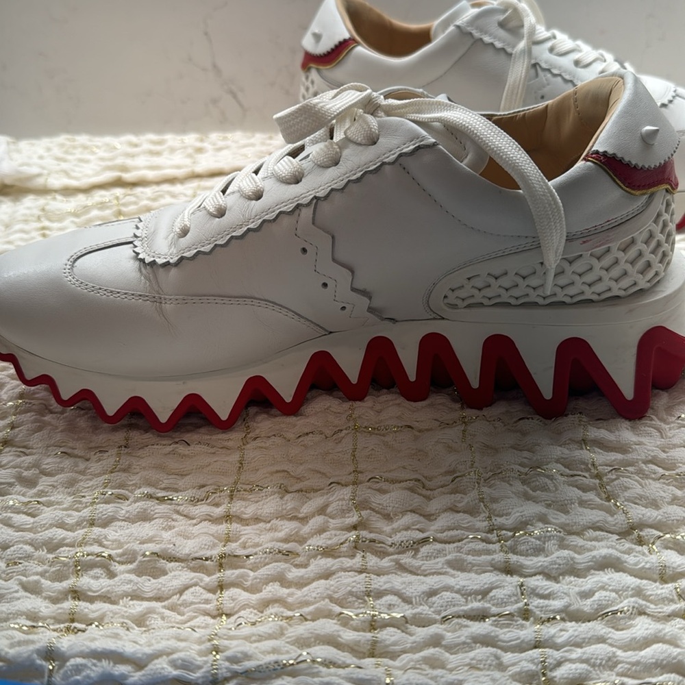 Two toned , shark sneakers